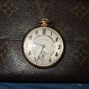 Hamilton 23 Jewel, size 12, 14K solid gold pocket watch